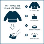 Tiny Twinkle Mess Proof Baby Bib, 2 Pack Long Sleeve Bib Outfit, Waterproof Bibs for Toddlers, Machine Washable, Tug Proof… - Image 9